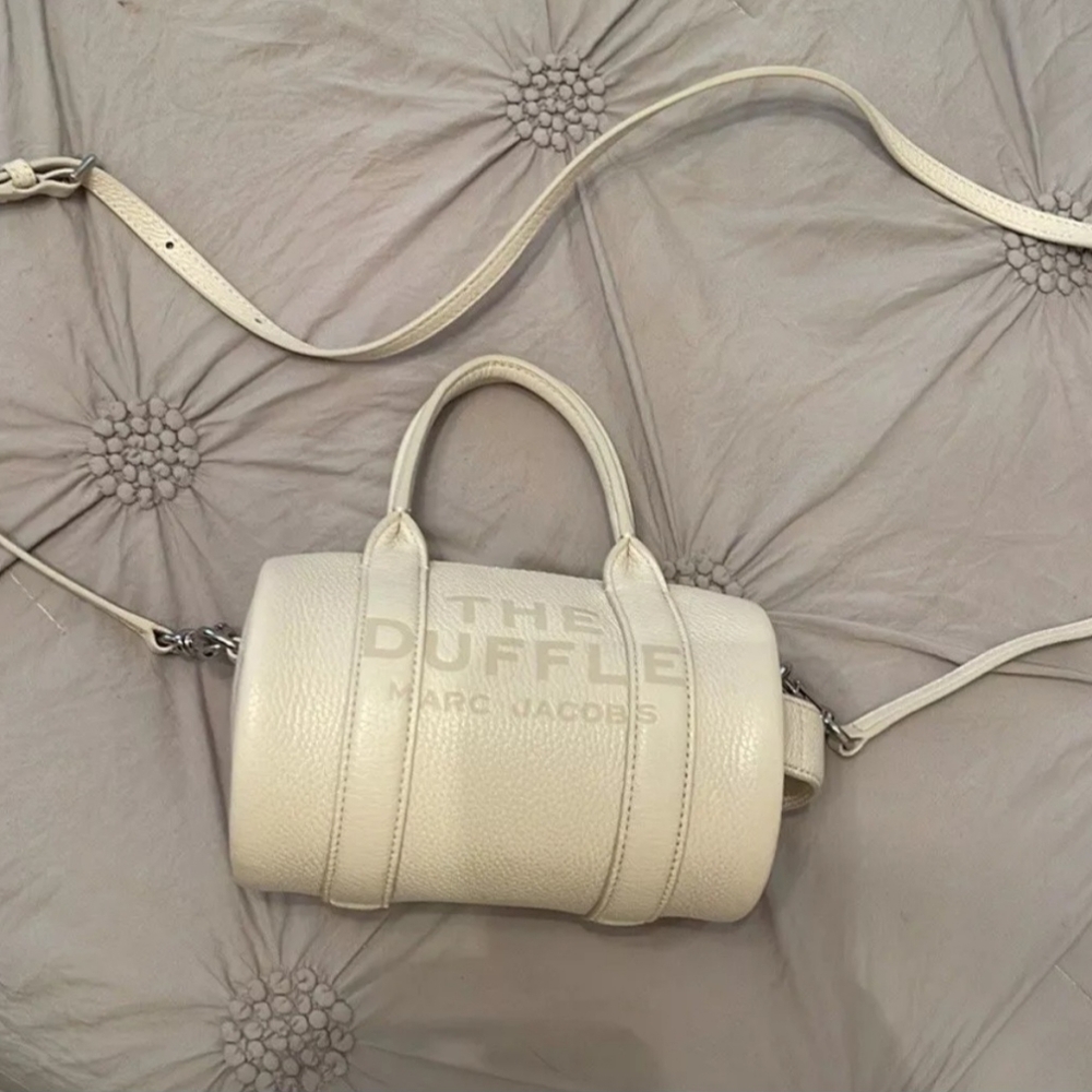 Marc Jacobs Cream Duffle Mini Bag
